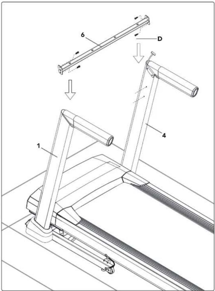 BOWFLEX T8.5J Treadmill - PASO 1 DE MONTAJE - 3