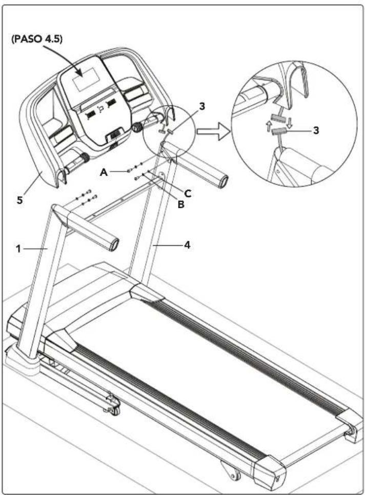 BOWFLEX T8.5J Treadmill - PASO 1 DE MONTAJE - 4
