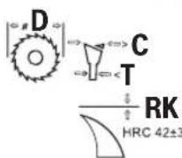 BOSCH GTS 18V-70 Professional - 符號 - 8