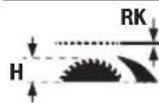 BOSCH GTS 70-216 Professional - Symbols and their meaning - 6