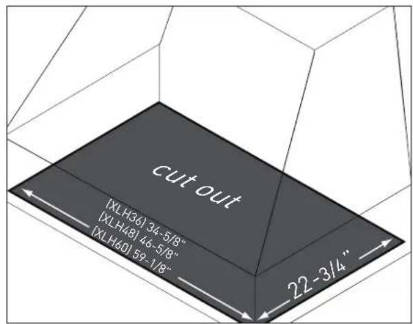 Thor XLH60 - At least two installers are required due to the weight and size of the hood. - 1