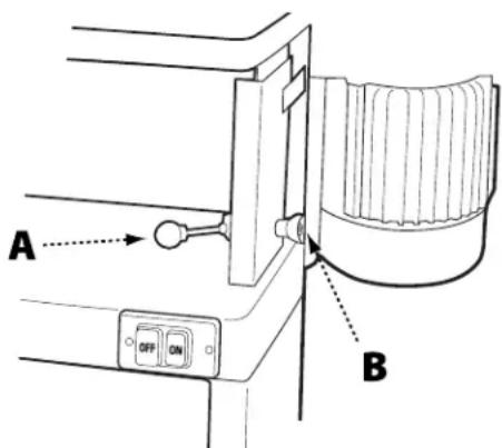 DELTA 31‑482 - TO ADJUST THE TENSION ON THE PLATEN LOCKING LEVER - 1