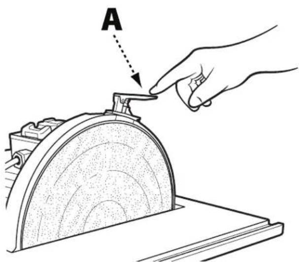DELTA 31‑140 - REMOVING THE SAFETY KEY TO LOCK SANDER - 1