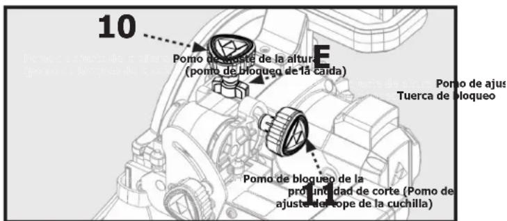 DELTA 96‑107 - AJUSTE DE LA PROFUNDIDAD DE CORTE - 3