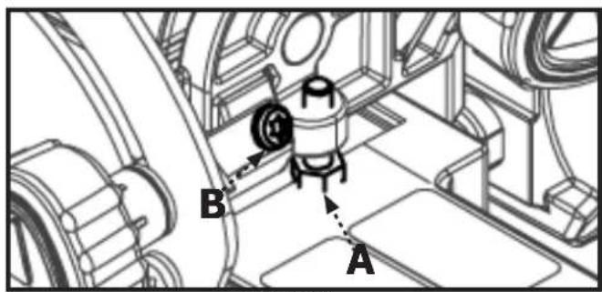 DELTA 96‑107 - Removing the Water Nozzle - 1