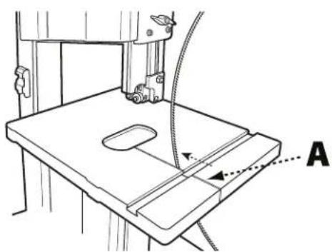 DELTA 28‑400 - INSTALL BLADE TENSIONING KNOB - 3