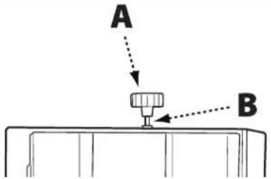 DELTA 28‑400 - INSTALL BLADE TENSIONING KNOB - 1
