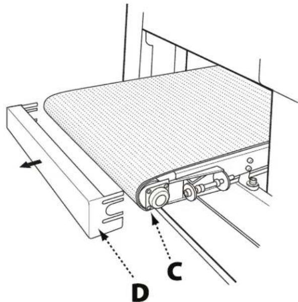 DELTA 31-481 - TO REPLACE THE FEED BELT - 2