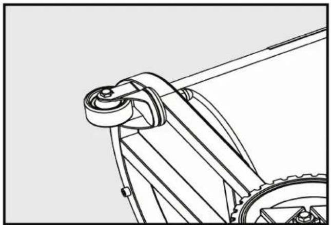 DELTA 50-723 T2 - ATTACHING THE CASTERS - 1