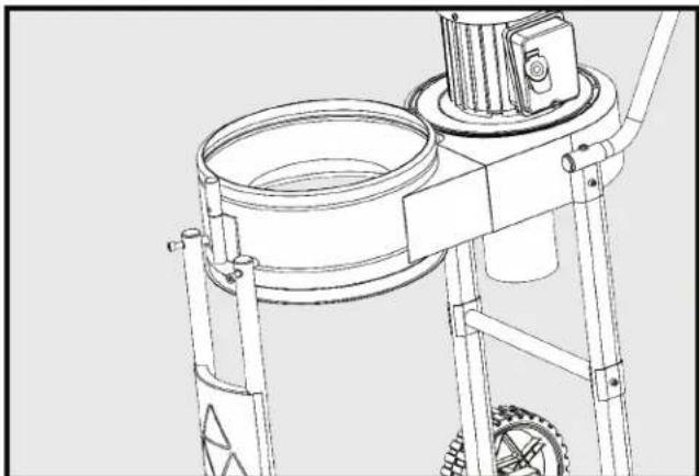 DELTA 50-723 T2 - ATTACHING MOTOR BLOWER ASSEMBLY TO STAND - 3