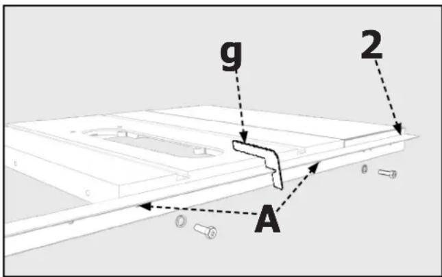 DELTA 36-T50 - CONSTRUCTING AND ATTACHING A WOODEN TABLE SUPPORT - 1