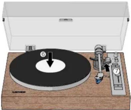 LENCO LBT-515 - Redarea unui disc de vinil - 1
