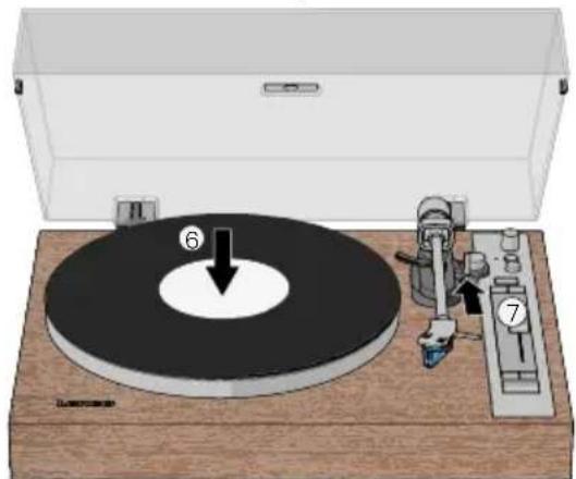 LENCO LBT-515 - Een vinylplaat afspelen - 1