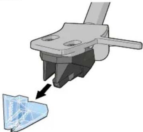 LENCO LBT-515 - Replacing the needle - 1