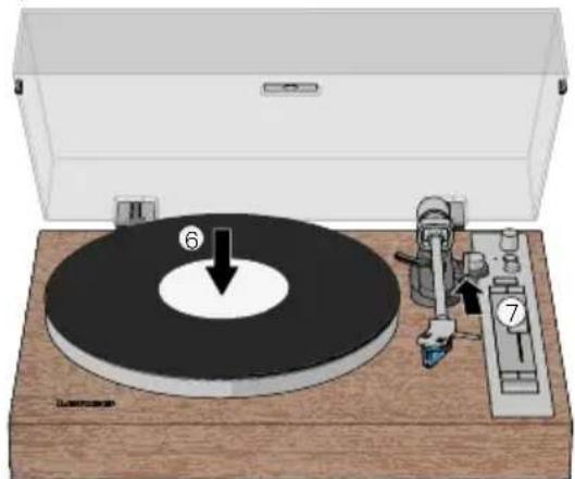 LENCO LBT-515 - Spela upp en vinylskiva - 1