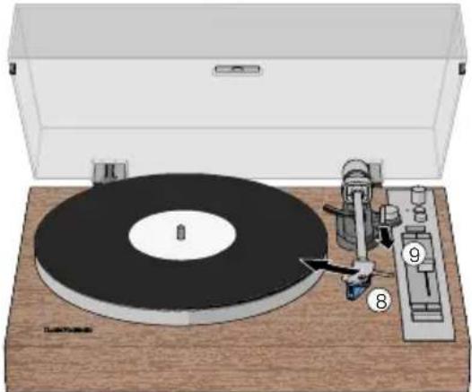 LENCO LBT-515 - Redarea unui disc de vinil - 2