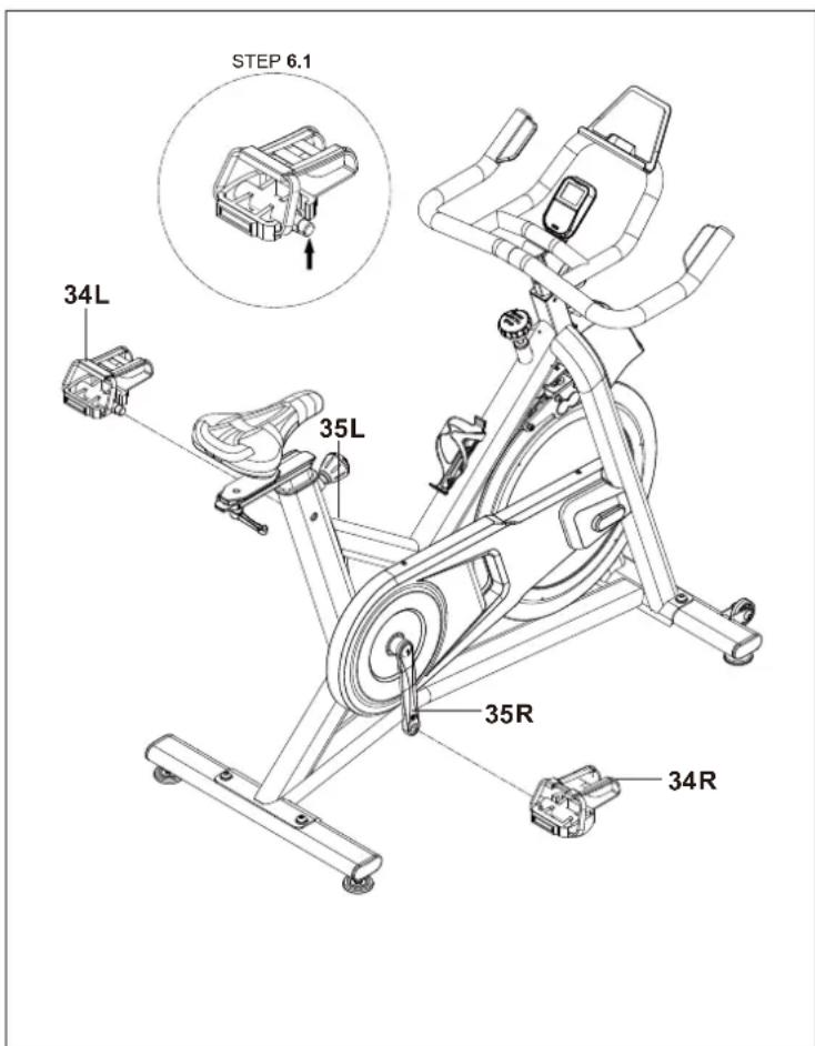 Schwinn IC 3.5 - STAP 5 MONTAGEMATERIAAL: - 2