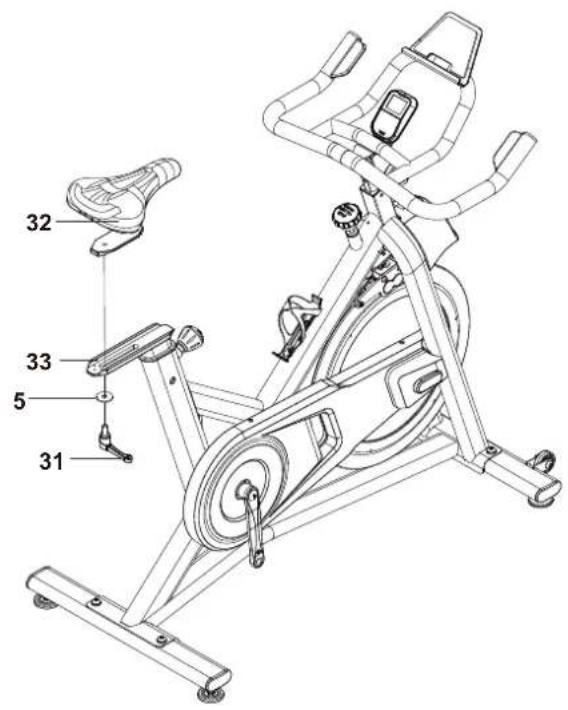 Schwinn IC 3.5 - PAQUETE DE PIEZAS DE TORNILLERÍA: - 10