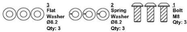 Schwinn IC 3.5 - STEP 2 HARDWARE : - 1
