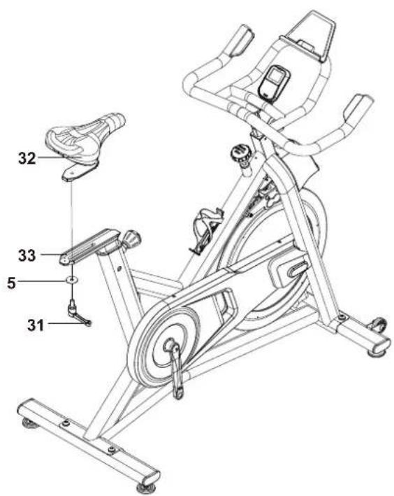 Schwinn IC 3.5 - 五金件套装： - 9