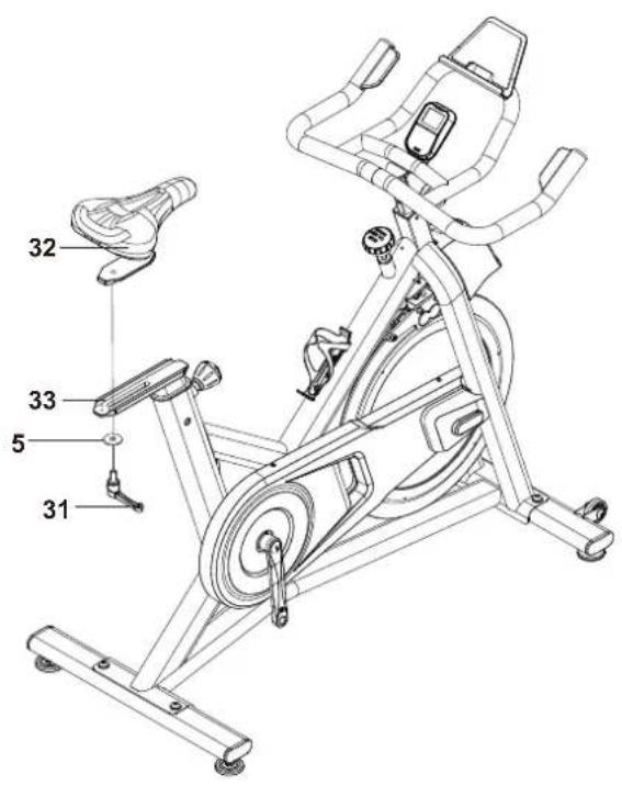 Schwinn IC 3.5 - KIT DE MATÉRIEL : - 10