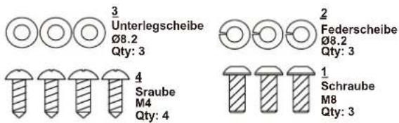 Schwinn IC 3.5 - HARDWARE FÜR SCHRITT 2: - 1