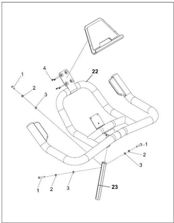 Schwinn IC 3.5 - STEP 1 HARDWARE : - 4