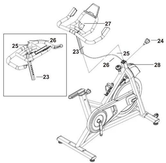 Schwinn IC 3.5 - PAQUETE DE PIEZAS DE TORNILLERÍA: - 8