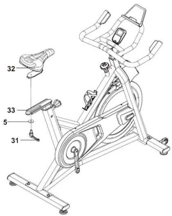 Schwinn IC 3.5 - 五金工具包： - 9