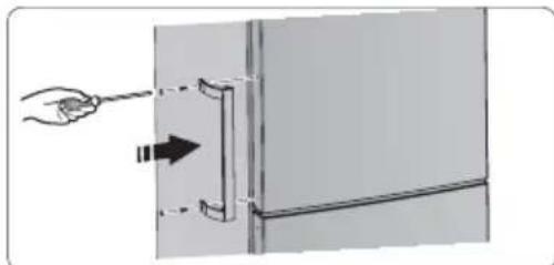 HISENSE RB645N4BIB - Door handles(only for appliance with handle) - 1