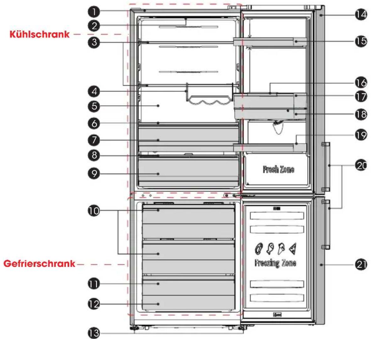 HISENSE RB645N4BIB - Haushaltsgerätebeschreibung - 1