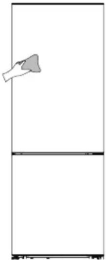 HISENSE RB645N4BIB - Limpeza exterior - 1