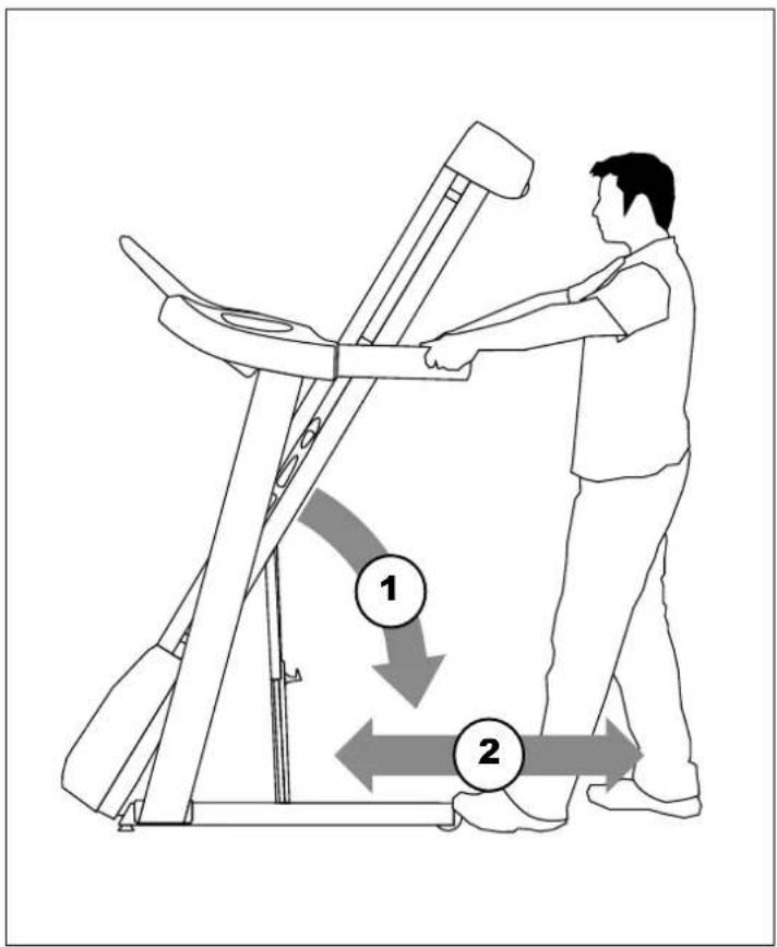Schwinn SFT 4.1 - ASSEMBLY STEP 6 - MOVING TREADMILL - 1