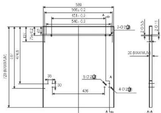 SAMSUNG DW60M5050BB/EN - ETAPE 3: PREPARATION DU PANNEAU PERSONNALISÉ (POUR UN LAVE-VAISSELLE ENTIREMENT ENCASTRÉ OU SEMI-ENCASTRÉ) - 1