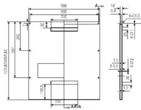 SAMSUNG DW60M5050BB/EN - ETAPE 3: PREPARATION DU PANNEAU PERSONNALISÉ (POUR UN LAVE-VAISSELLE ENTIREMENT ENCASTRÉ OU SEMI-ENCASTRÉ) - 2