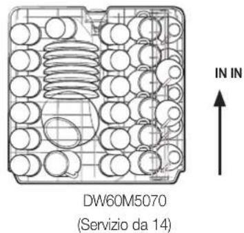 SAMSUNG DW60M5050BB/EN - CARICAMENTO DEL CESTELLO SUPERiore - 1