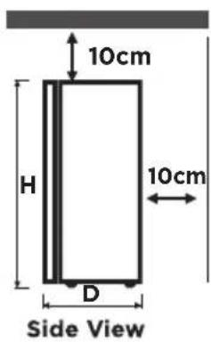COMFEE RCB169DS2 - PLACEMENT - 4