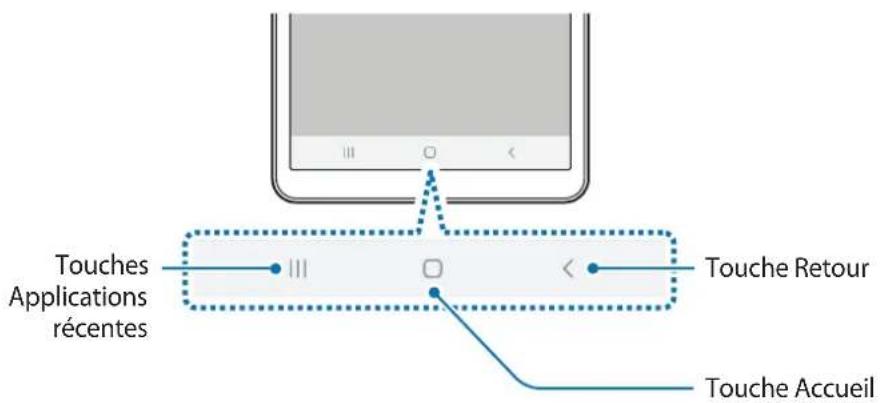 SAMSUNG Galaxy Tab A 10.5 - Barre de navigation (touches virtuelles) - 1