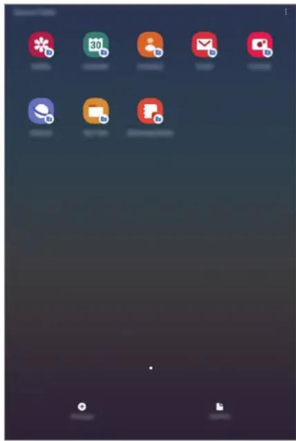 SAMSUNG Galaxy Tab A 10.5 - Dossier sécurisé - 1