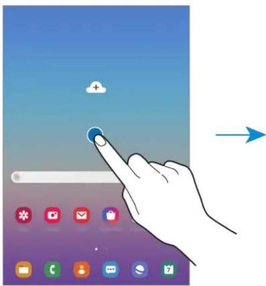 SAMSUNG Galaxy Tab A 10.5 - Modifier l'écran d'accueil - 1