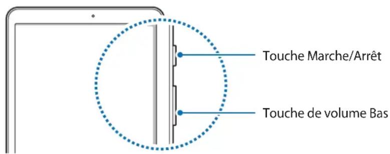 SAMSUNG Galaxy Tab A 10.5 - Redémarrer l'appareil - 1