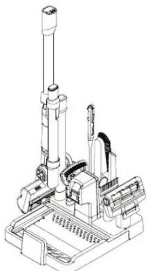 Riccar Multi-Clean Deluxe R70 - Almacenamiento de accesorios - 1