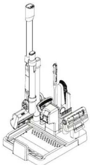 Riccar Multi-Clean Deluxe R70 - Attachment Storage - 1