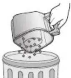 SAMSUNG VC08QVNDCRD/EG - SVUOTAMENTO VASCHETTA DI RACCOLTA POLVERE - 4