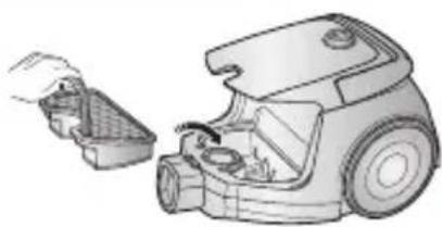 SAMSUNG VC08QVNDCRD/EG - SVUOTAMENTO VASCHETTA DI RACCOLTA POLVERE - 15