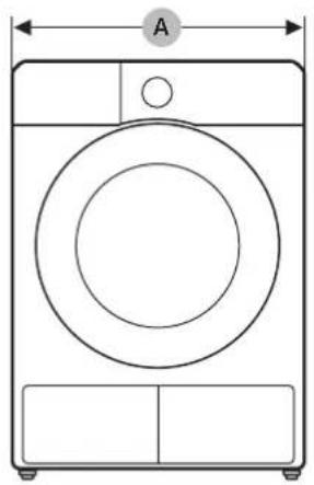 SAMSUNG DV90N8289AW/EN - Technische Daten - 1