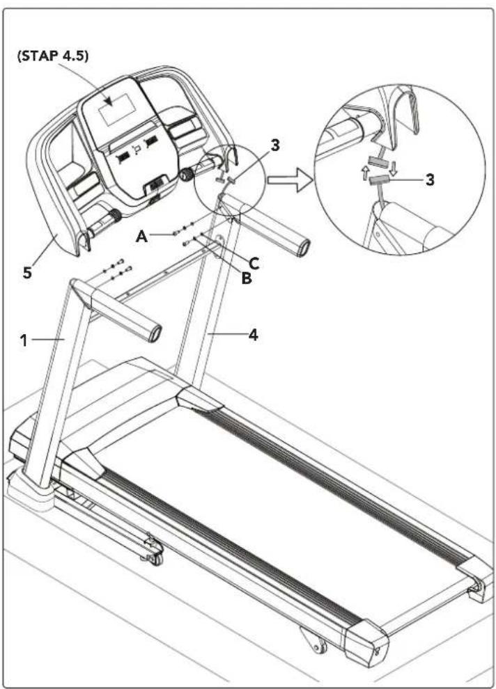 BOWFLEX T8.5J - MONTAGE STAP 1 - 4