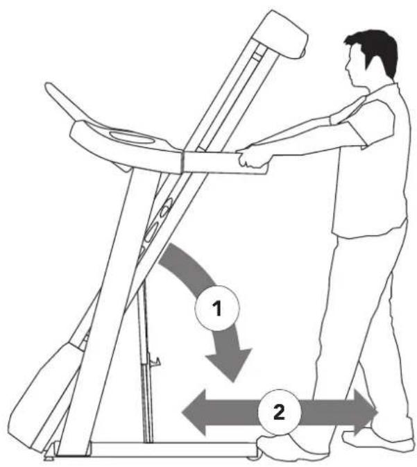BOWFLEX T8.5J - 組裝步驟 8 - 移動跑步機 - 1