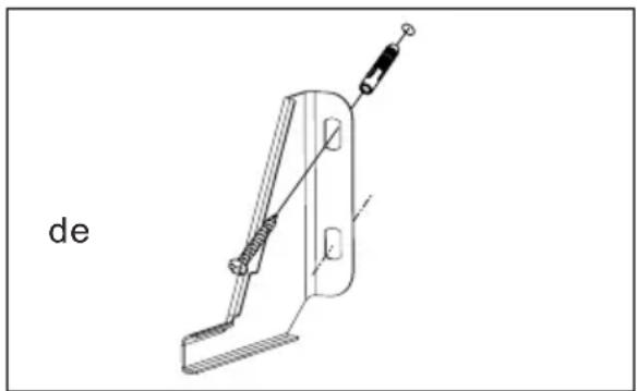 AMICA ACV7005RN - Montage de la fixation anti basculement - 2