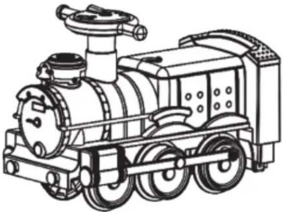 Rollplay Steam Train - Pièces - 1